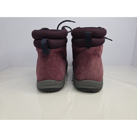 Duluth Trading Co Women Boot 8.5 Purple Suede Steel Creek Ankle Hiking Outdoorsy - Picture 8 of 11